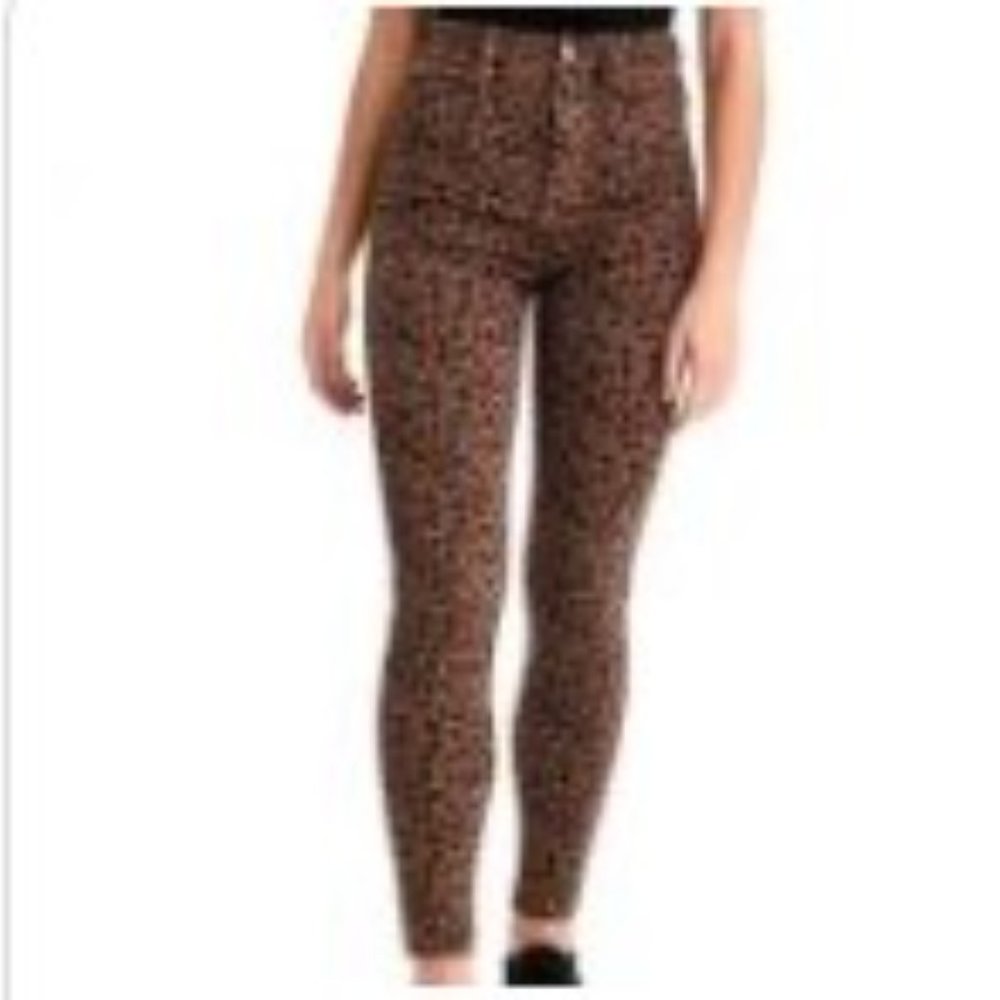 American Eagle Curvy Super Hi-Rise Jegging Leopard